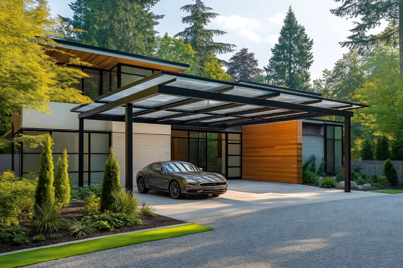 หลังคาเหล็กสำหรับโรงจอดรถหน้าบ้านดีอย่างไร ทำไมถึงได้รับความนิยม